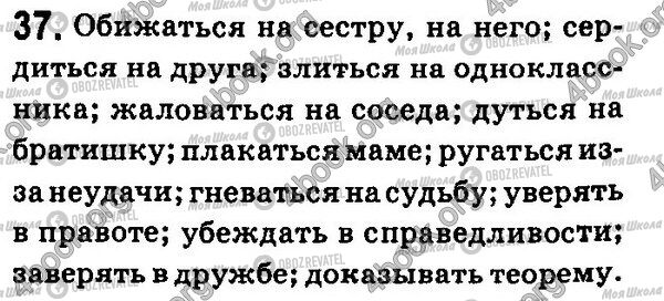 ГДЗ Російська мова 7 клас сторінка 37